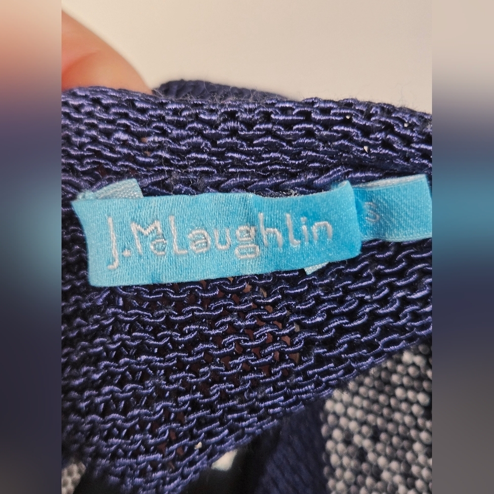 J. Mclaughlin Navy Elevated Basic Quiet Luxury Sw… - image 3